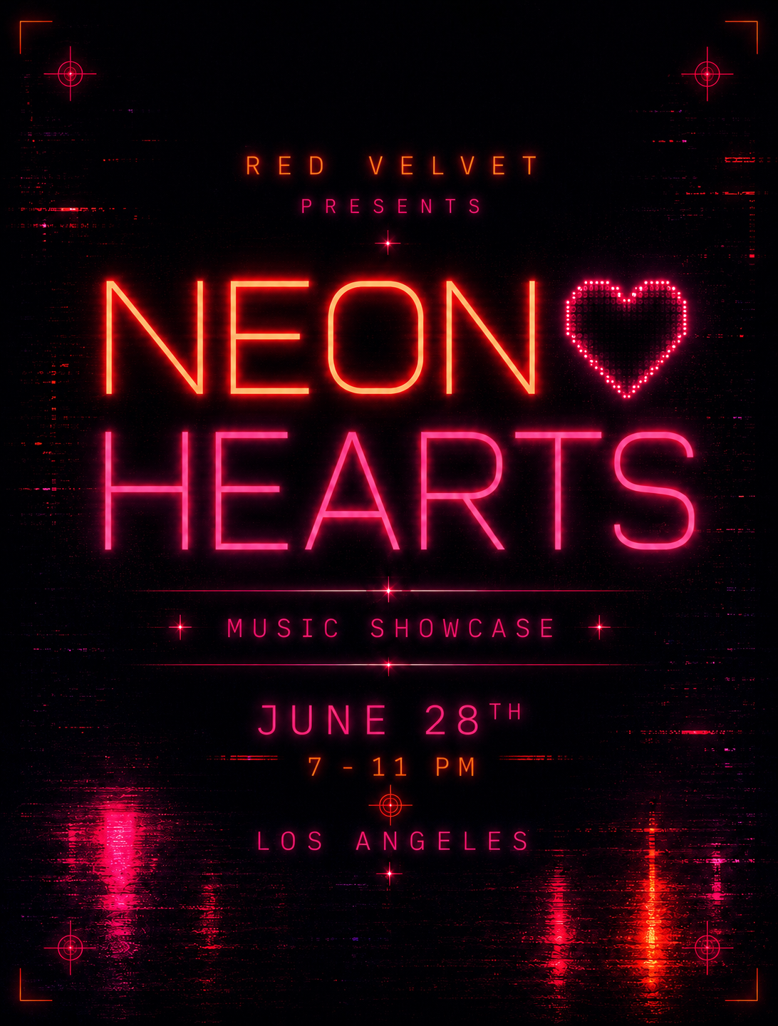 Neon Hearts Event Tickets - VIP