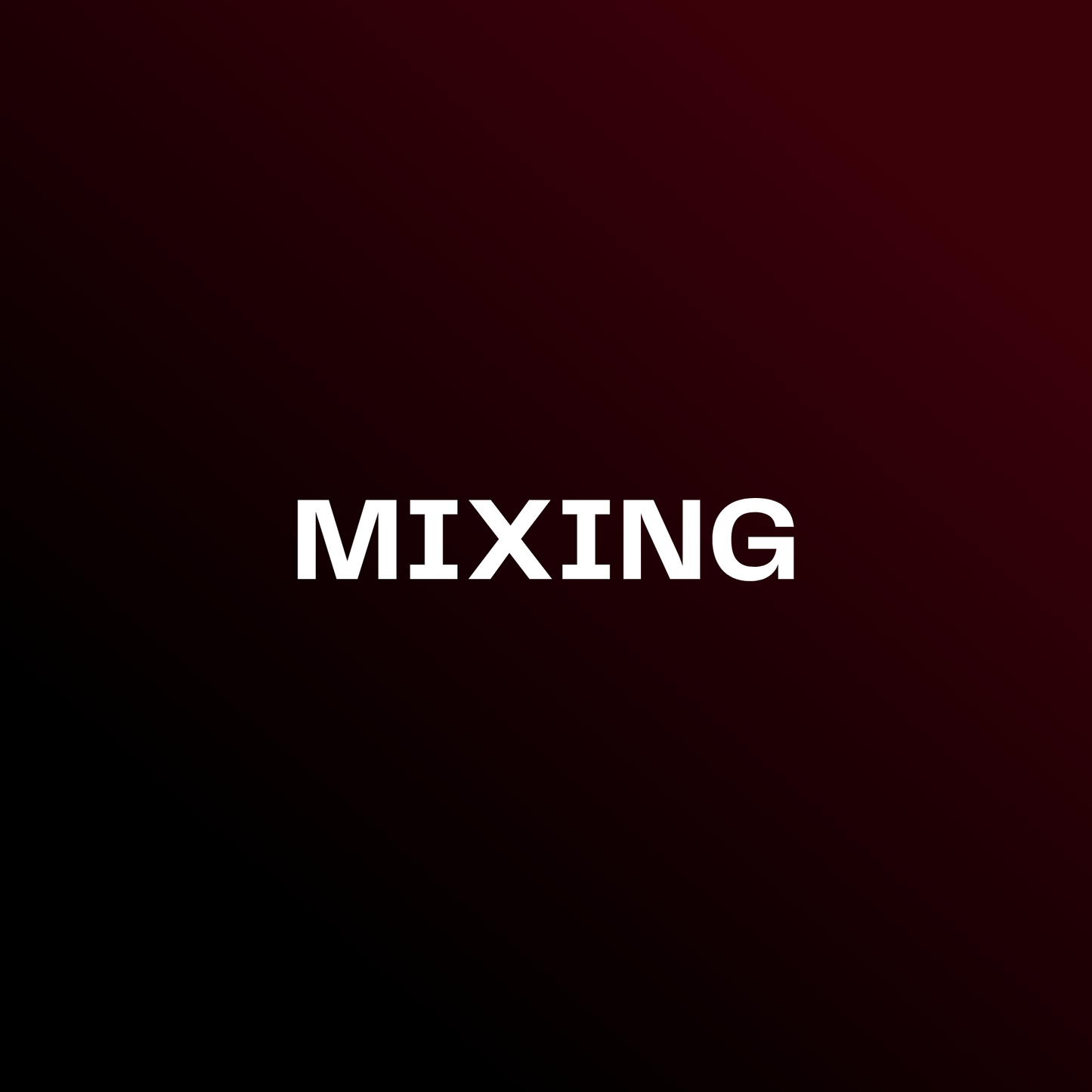 Mixing