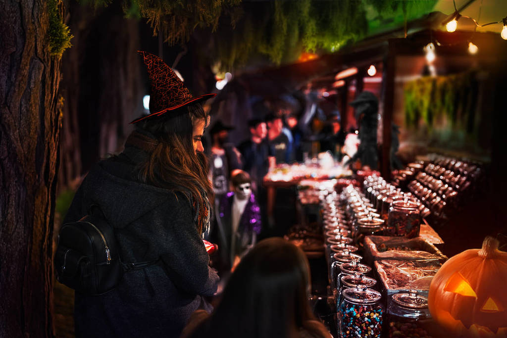 Blood Moon Halloween marketplace